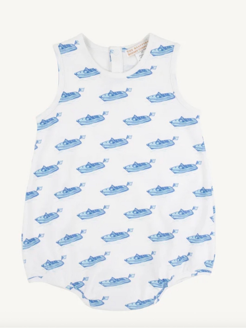 The Beaufort Bonnet Company with Blue Boat Print
